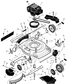 Part Location Diagram of F-030445L Murray Book, Instruction